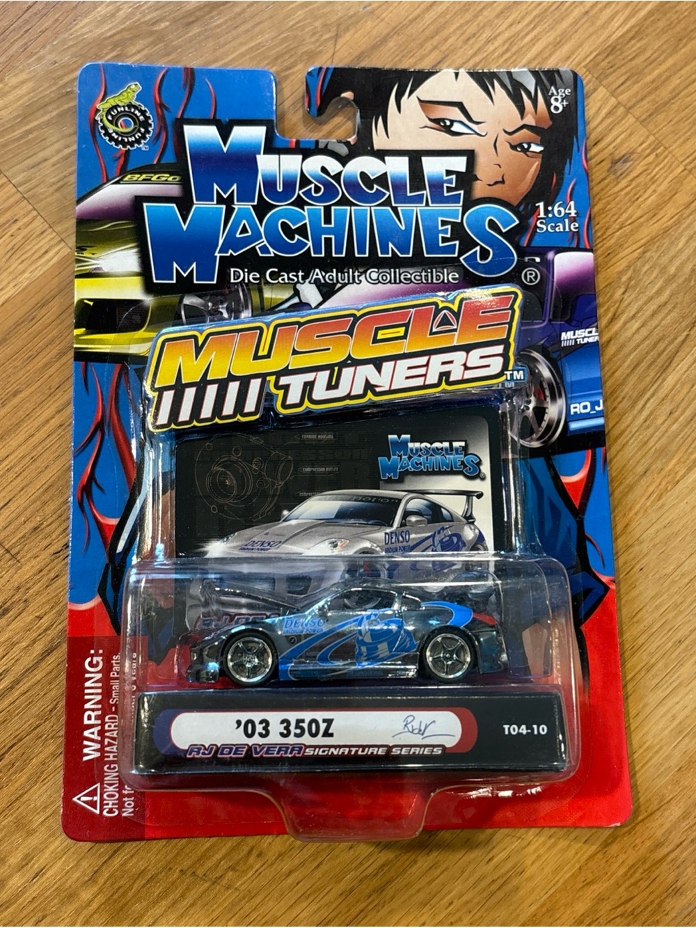 2004 Muscle Machines '03 NISSAN 350Z BLUE CHROME MUSCLE TUNER De Verr Signature
